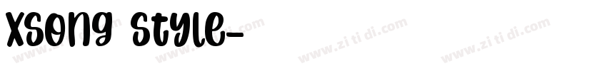 XSong Style字体转换